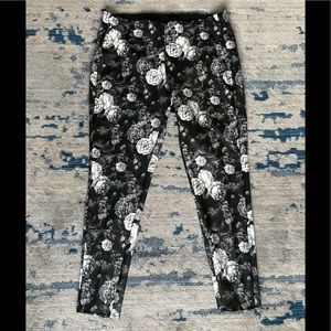 Lane Bryant Floral Faux Leather Pants 18/20